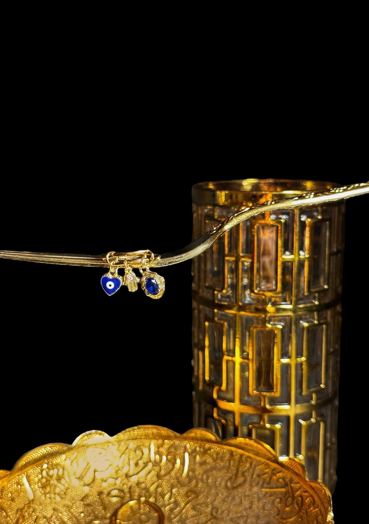 Gold Dangle Rings