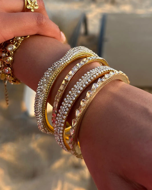 Serapearl Bangle Stack