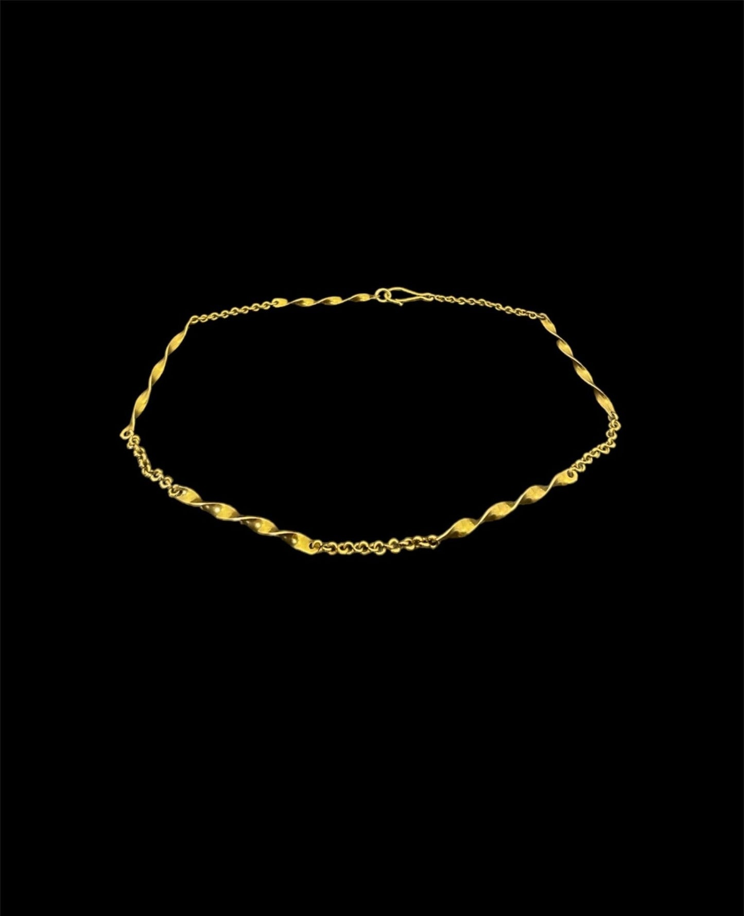 Gold Twist Anklet